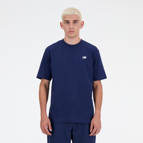 New Balance New Balance Sport Essentials Small Logo T-Shirt Herren, blau, Grösse: XL Relaxed Fit Herren, blau, Grösse: XL