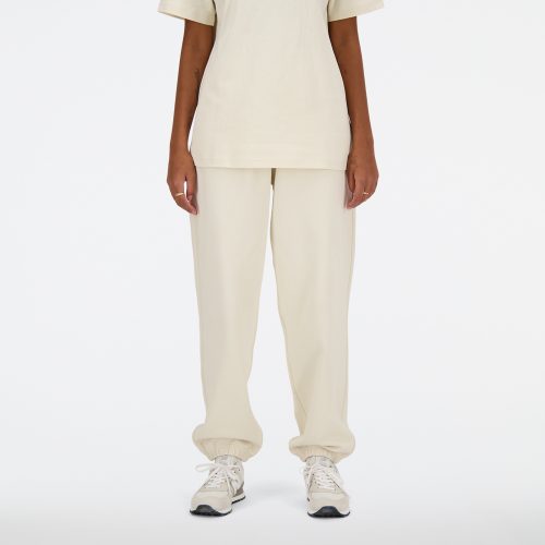 New Balance New Balance W NB Athletics French Terry Jogger Damen, beige, Grösse: M Oversized Fit Damen, beige, Grösse: M