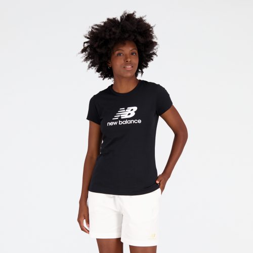 New Balance, New balance W Essentials Stacked Logo T-Shirt-S S