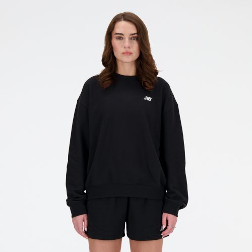 New Balance, New Balance Sweatshirt "Sport Essentials French Terry Crew", mit Rundhalsausschnitt, aus French-Terry-Material, lockere Passform