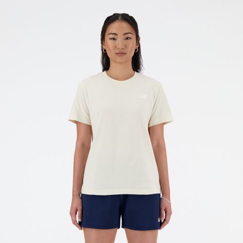 New Balance, New Balance T-Shirt "SPORT ESSENTIALS JERSEY T-SHIRT" Kurzarm, mit Rundhalsausschnitt