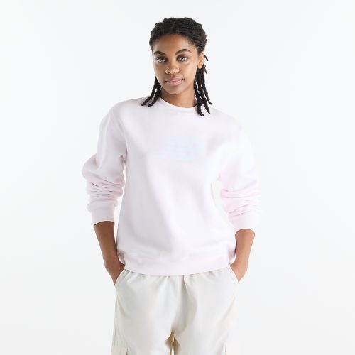 New Balance New Balance W Sport Fleece Logo Crew Damen, pink, Grösse: S  Damen, pink, Grösse: S