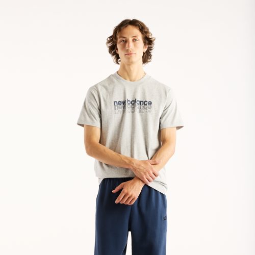 New Balance, New balance Layered Brand Read Relaxed T-Shirt-M M