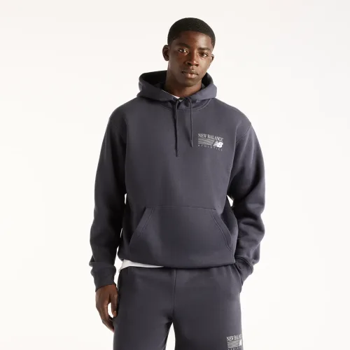New Balance, New Balance Kapuzensweatshirt "REIMAGINED FLEECE HOODIE", aus Baumwolle und Polyester, in den Grössen S bis XXL