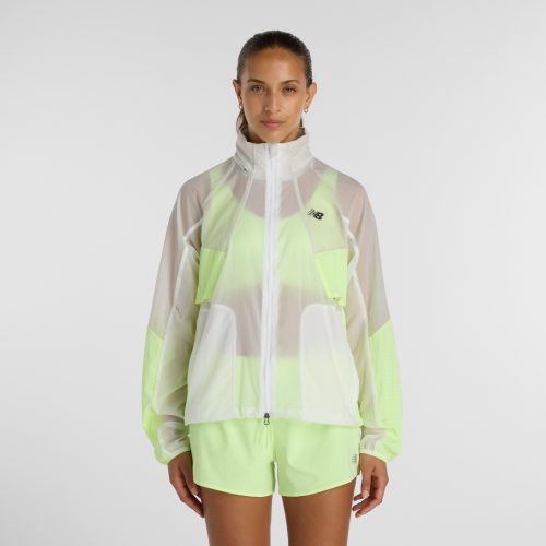 New Balance, NEW BALANCE Damen Laufjacke RC gelb | L