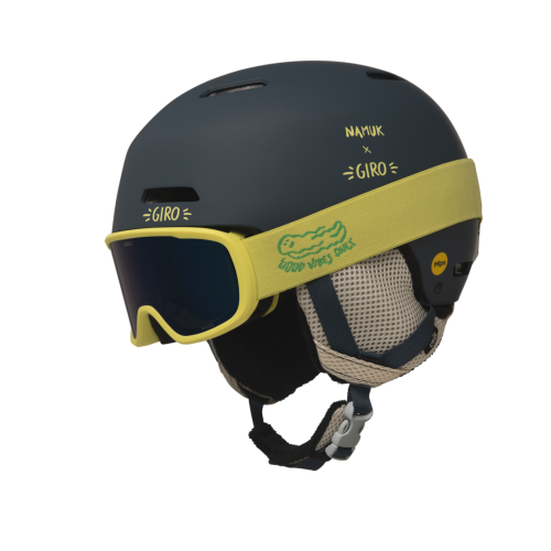 Giro, GIRO Crüe Mips Kinder Skihelm + Brille Blau, , Größe: S