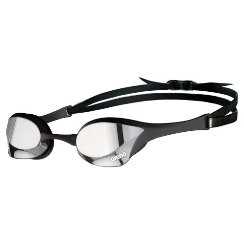 Arena Cobra Ultra Swipe Mirror Schwimmbrille schwarz, Harte GläserVerspiegelte Gläser