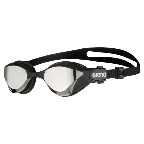 Arena Cobra Tri Swipe Mirror Schwimmbrille schwarz, Harte GläserVerspiegelte Gläser