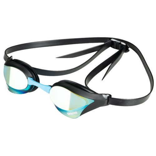 Arena Cobra Core Swipe Mirror Schwimmbrille schwarz, Harte GläserVerspiegelte Gläser