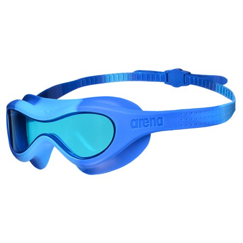 Arena Kids Spider Mask Schwimmbrille blau, Harte GläserUnverspiegelte Gläser