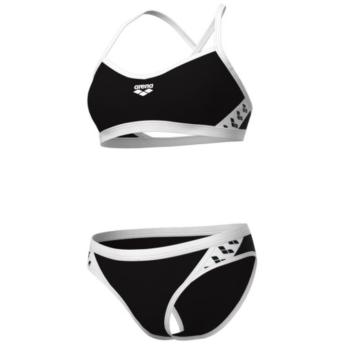 Arena Arena Icons Bikini Cross Back Solid Bikini Damen, schwarz, Grösse: D 40