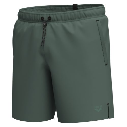 Arena M Arena Evo Beach Boxer Solid Beach Short Herren, grün, Grösse: S