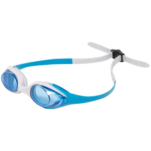 Arena Jr Spider Schwimmbrille blau, Harte GläserUnverspiegelte Gläser