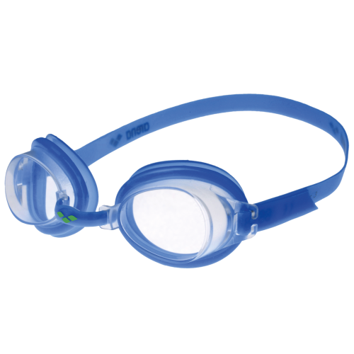Arena Jr Bubble 3 Schwimmbrille blau, Harte GläserUnverspiegelte Gläser