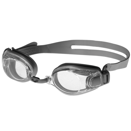 Arena Zoom X-Fit Schwimmbrille grau, Harte GläserUnverspiegelte Gläser