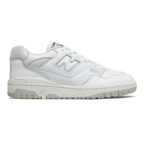 New Balance, New Balance 550 Core Sneaker - White + Light Grey EU38 Damen
