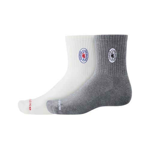New Balance New Balance Graphics QTR Crew Socks 2 Pack unisex, mehrfarbig, Grösse: M  unisex, mehrfarbig, Grösse: M