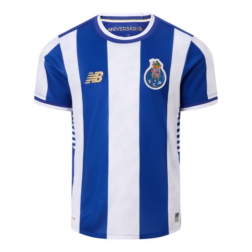 New Balance FC Porto Home Junior SS Jersey 25/26 Regular Fit unisex, blau, Grösse: YL
