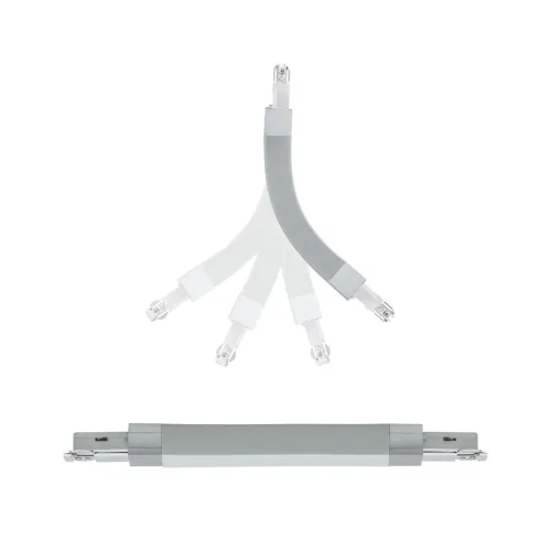 Paulmann, Paulmann 95325 Hochvolt-Schienensystem-Komponente Flexverbinder Chrom (matt)