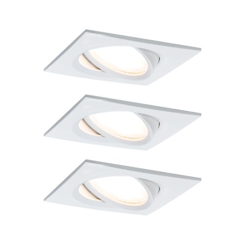 Paulmann, Paulmann 93678 LED-Einbauleuchte 3er Set 18 W Weiß (matt)