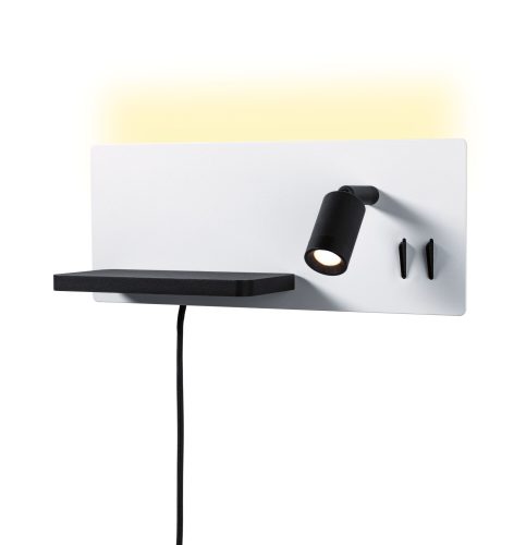 Paulmann, Paulmann Serrra 71103 Wandleuchte 5.5 W LED Weiß (matt), Schwarz (matt)
