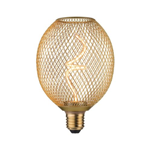 Paulmann, Paulmann 29259 LED E27 Globeform 4 W Bernstein (Ø x H) 110 mm x 160 mm 1 St.