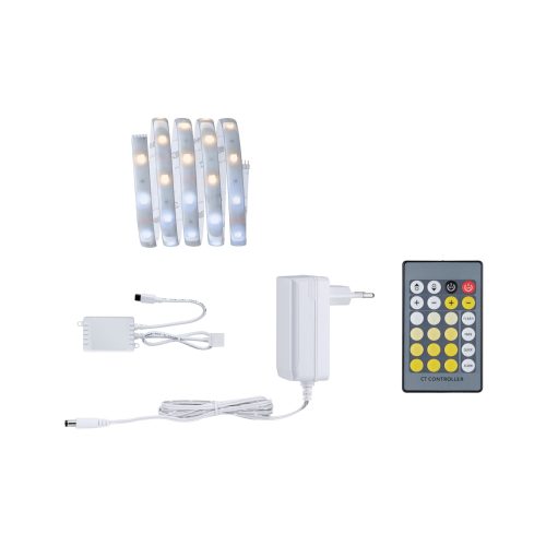 Paulmann, Paulmann 79876 LED-Streifen-Basisset mit Stecker 24 V 1.5 m Warmweiß 1 Set