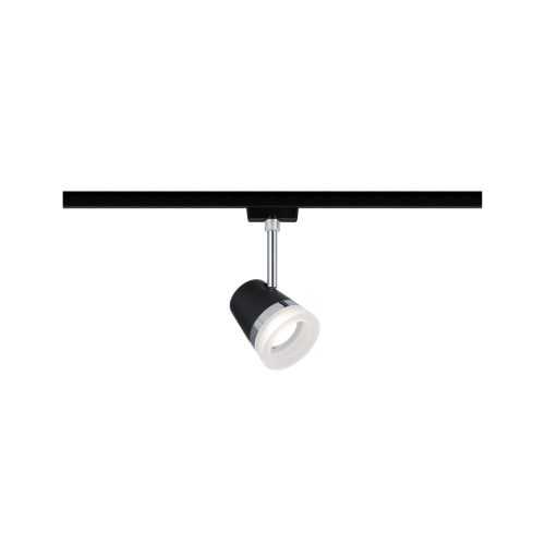 Paulmann, Paulmann Cone Hochvolt-Schienensystem-Leuchte URail GU10 Schwarz (matt), Chrom