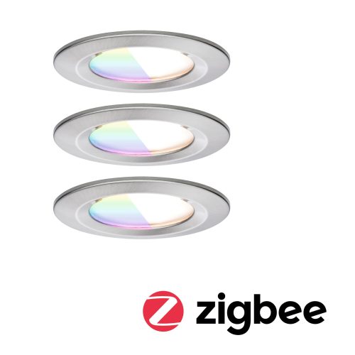 Paulmann, Paulmann 92450 LED-Deckenleuchte, LED-Einbauleuchte 6 W Eisen (gebürstet)