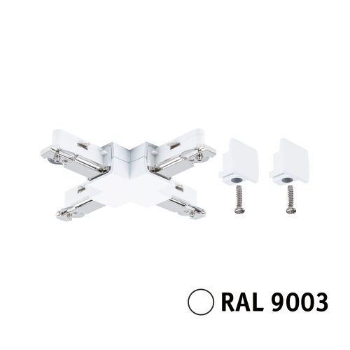 Paulmann, Paulmann 95648 Hochvolt-Schienensystem-Komponente X-Verbinder Signal-Weiß