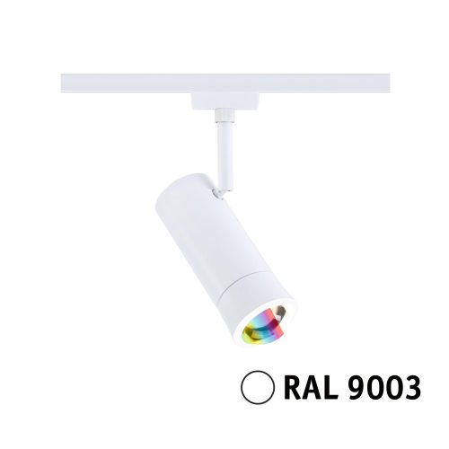 Paulmann, Paulmann Hochvolt-Schienensystem-Leuchte URail LED fest eingebaut 4.5 W LED Weiß