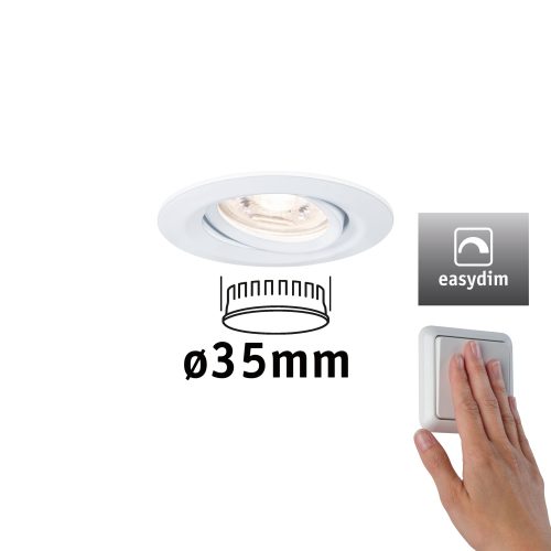 Paulmann, Paulmann 92970 EBL Nova mini Plus Coin LED-Einbauleuchte LED-Modul 4.20 W Weiß
