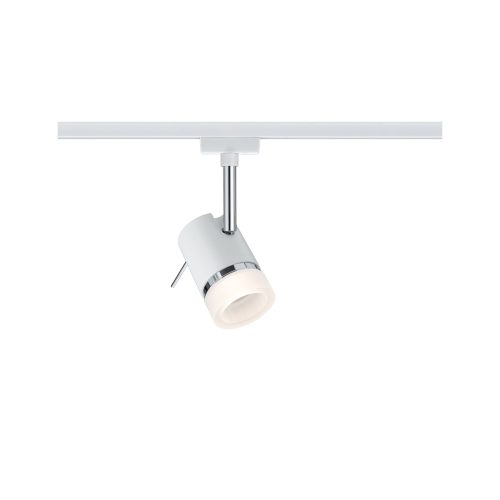 Paulmann, Paulmann Pipe Hochvolt-Schienensystem-Leuchte URail GU10 10 W LED Weiß, Chrom