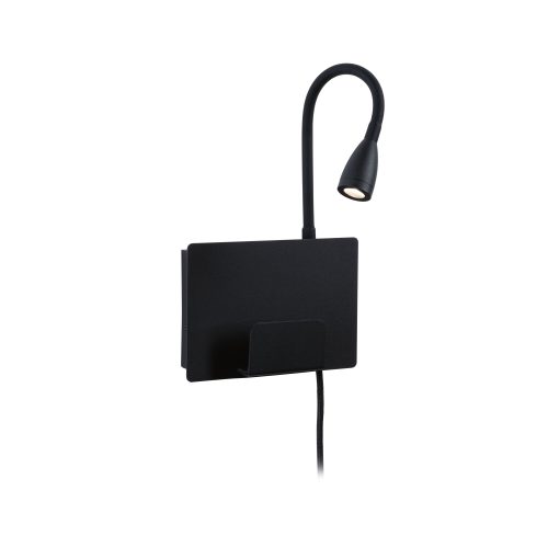 Paulmann, Paulmann Halina 71101 Wandleuchte 2.4 W LED Schwarz (matt)