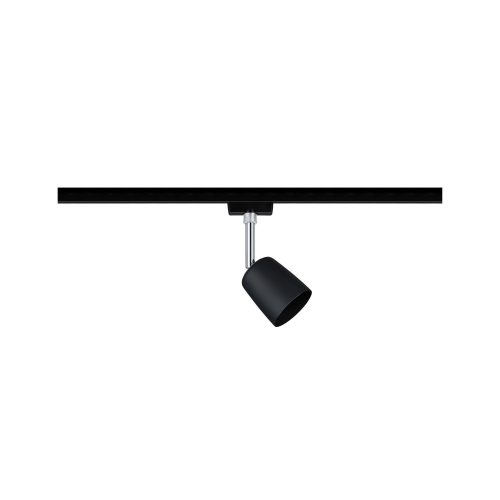 Paulmann, Paulmann Cover Hochvolt-Schienensystem-Leuchte URail GU10 10 W LED Schwarz (matt), Chrom