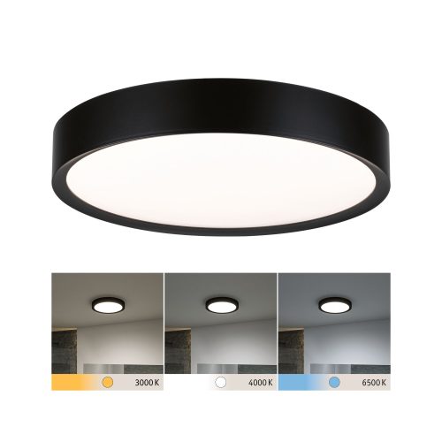 Paulmann, Paulmann 71086 Tega LED-Deckenleuchte LED LED fest eingebaut 22.5 W Schwarz (matt)