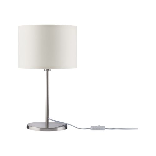 Paulmann, Paulmann Tessa 70923 Tischlampe LED E14 40 W Creme, Eisen (gebürstet)
