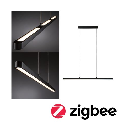 Paulmann, Paulmann Lento 79885 LED-Pendelleuchte LED LED fest eingebaut 40.5 W Schwarz (matt)