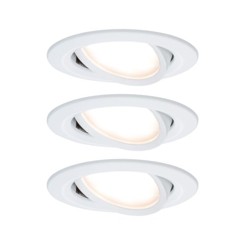 Paulmann, Paulmann 93485 Nova Einbauleuchte 3er Set LED LED 18 W Weiß (matt)