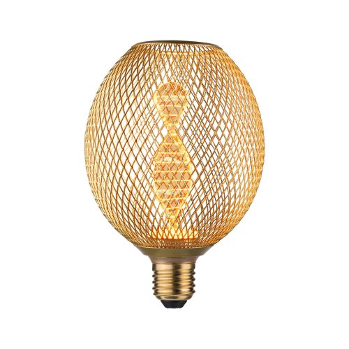 Paulmann, Paulmann 29088 LED E27 Globe Helix 3.5 W Gold (Ø x H) 110 mm x 160 mm 1 St.