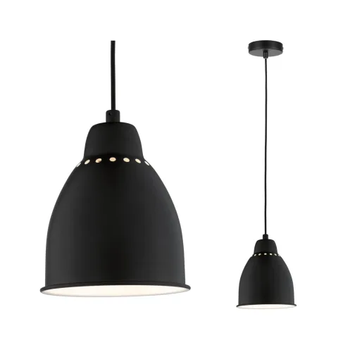 Paulmann, Paulmann 79763 Pendelleuchte E27 Schwarz