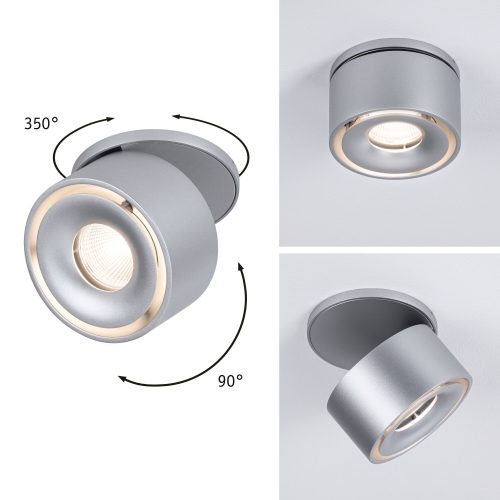 Paulmann, Paulmann 93374 Spircle LED-Einbauleuchte LED LED fest eingebaut 8 W Chrom (matt)