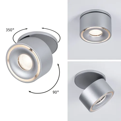 Paulmann, Paulmann 93374 Spircle LED-Einbauleuchte LED LED fest eingebaut 8 W Chrom (matt)
