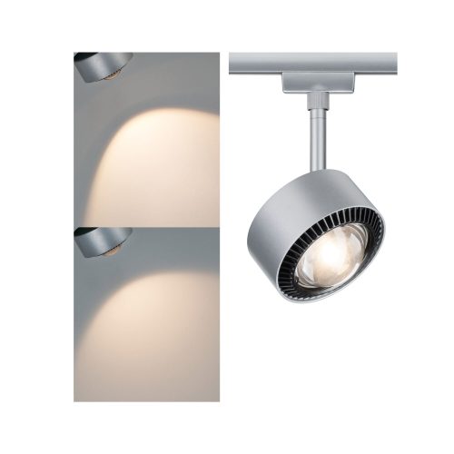 Paulmann, Paulmann Aldan Hochvolt-Schienensystem-Leuchte URail LED fest eingebaut 9 W LED Chrom (matt)