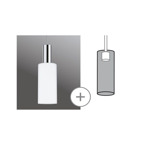 Paulmann, Paulmann Raja 95606 Lampenschirm Opal