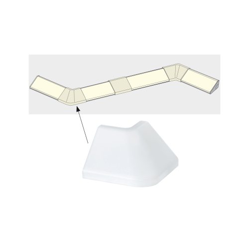 Paulmann, Paulmann 70265 Delta Profil-Eckverbinder (äußere Ecke) (B x H x T) 3.5 x 2.1 x 3.5 cm 2 St.