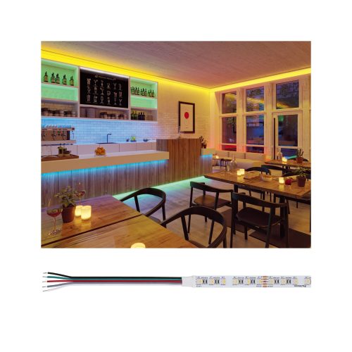 Paulmann, Paulmann Strip Silver P75 76020 LED-Streifen EEK: F (A - G) 24 V 5000 mm Warmweiß 5 m