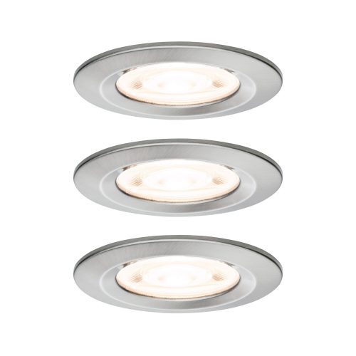 Paulmann, Paulmann 92279 Nova LED-Einbauleuchte GU10 4.9 W Eisen (gebürstet)