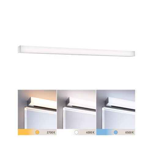 Paulmann, Paulmann HomeSpa Tova 78945 LED-Spiegelleuchte Warmweiß Chrom, Weiß