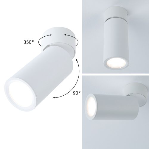 Paulmann, Paulmann Turnal Coin 3SD ABL weiß 93087 LED-Aufbauleuchte LED 6 W Weiß (matt)